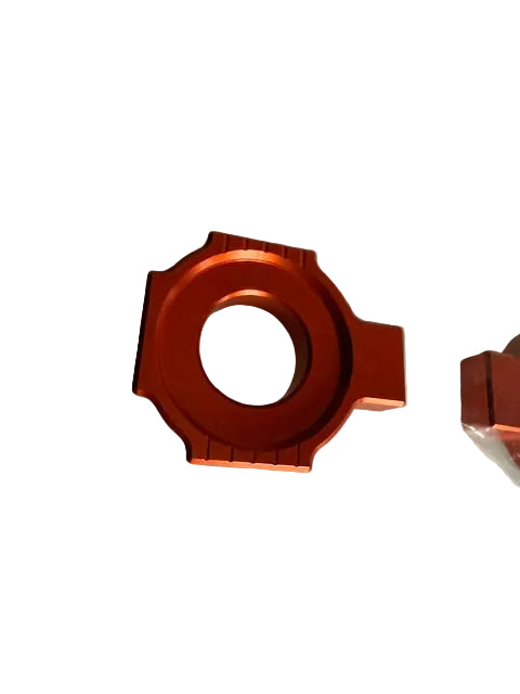 Anodised Chain Adjuster Blocks - Orange