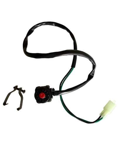 Start and Kill Switch - with wiring and clamp - 2 pin Plug