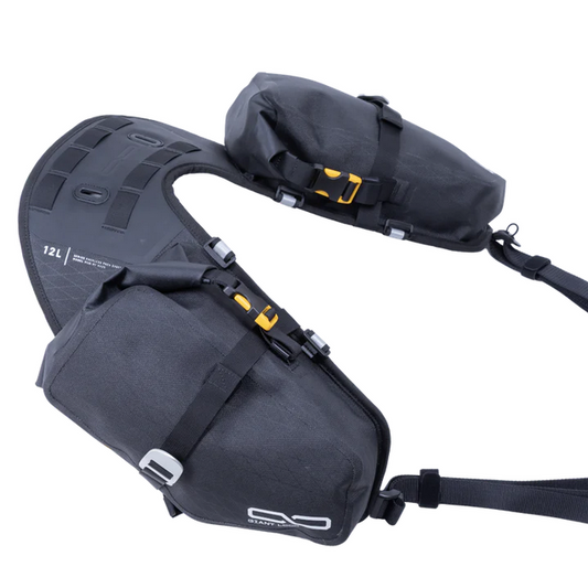 MoJavi Saddlebag Rolltop 12L - Grey / Black - Giant Loop