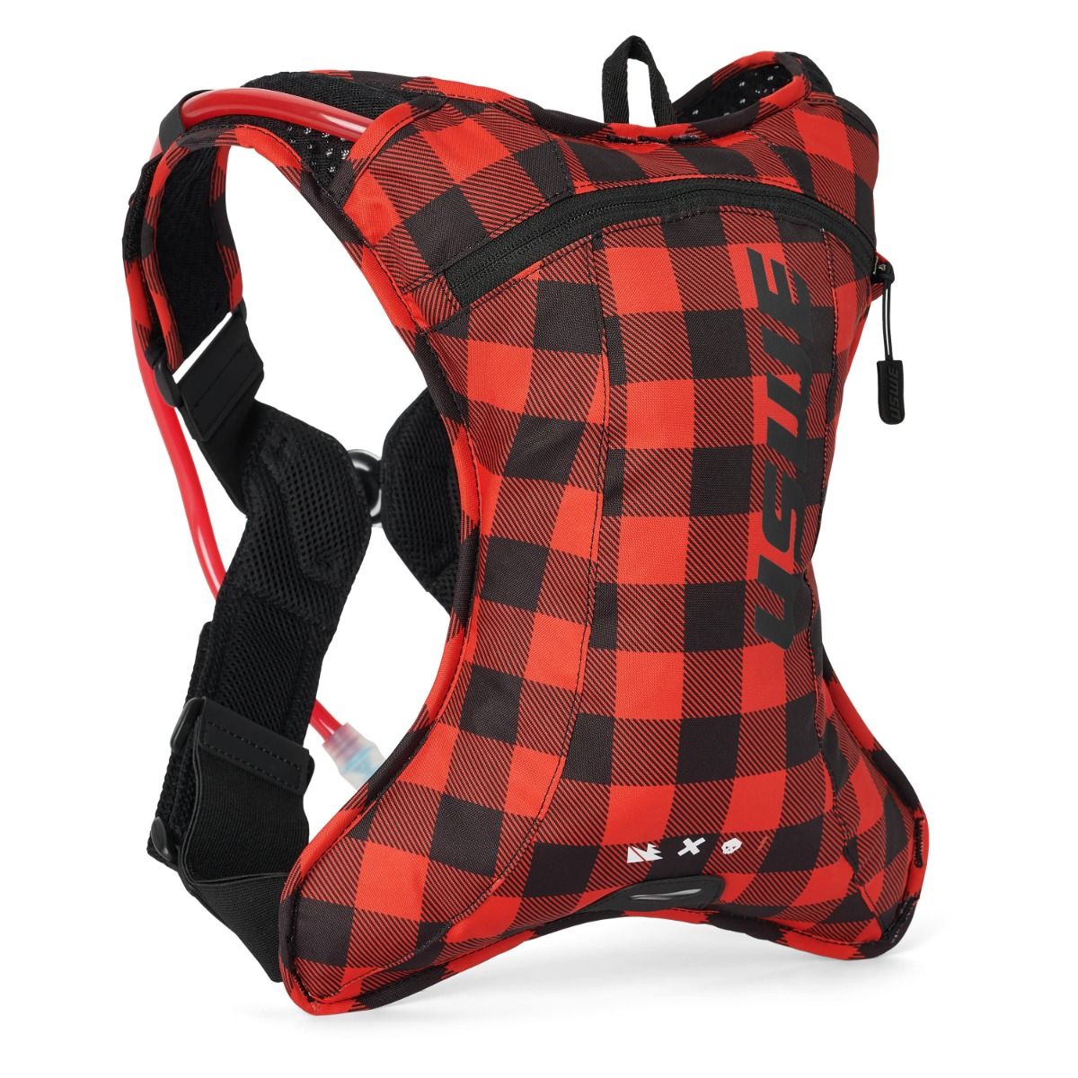 USWE - Outlander XC 2L Hydration Pack - Flannel Bronze / Red