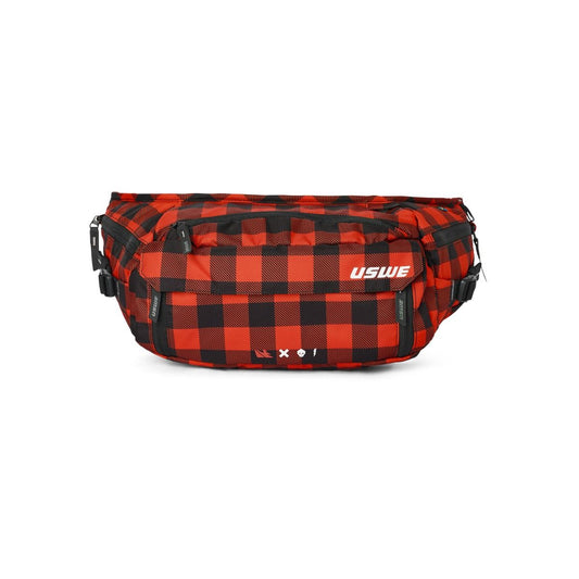 Waist Hip Pack 6L / 1.5L Optional Hydration Pack - Flannel Red - USWE