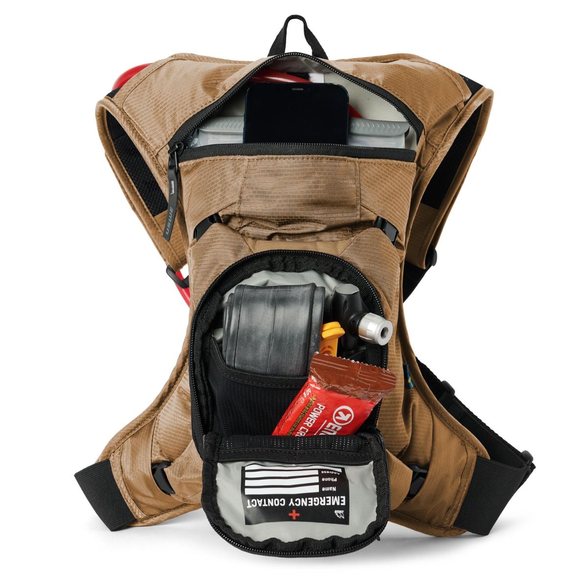 USWE - Hydro 3L Hydration Pack - Bronze - White - Black - Black & Red