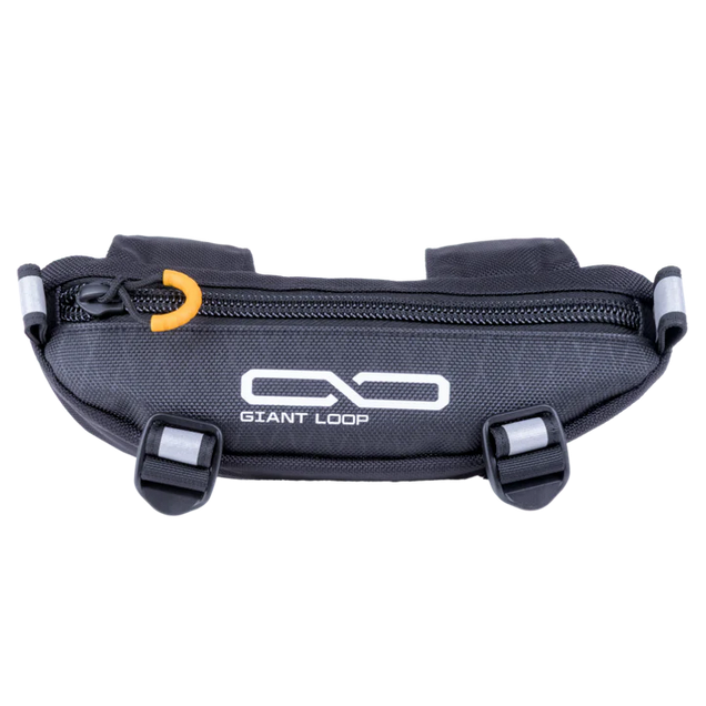 Zigzag Handlebar Bag 1.5L - Black /Grey - Giant Loop