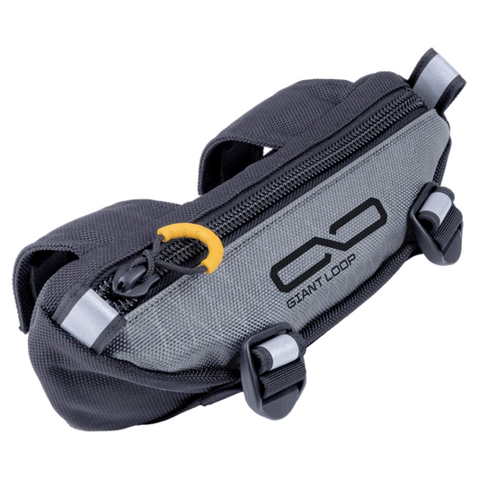 Zigzag Handlebar Bag 1.5L - Black /Grey - Giant Loop